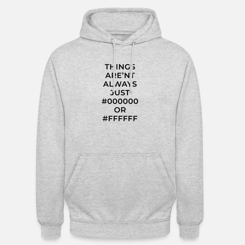 Concept de l’oracle - Sweat-shirt à capuche unisexe - gris clair chiné