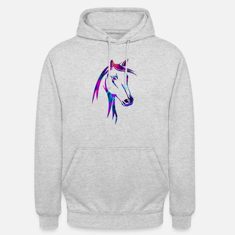 Cheval Multicolore - Hættetrøje unisex - lysegrå meleret