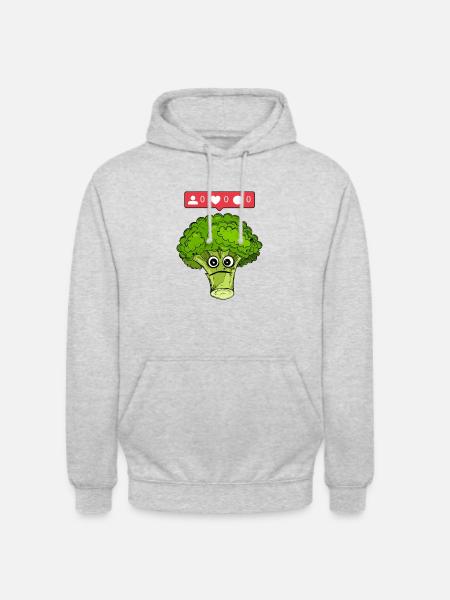 Nobody likes broccoli - Unisex Hoodie - light heather grey