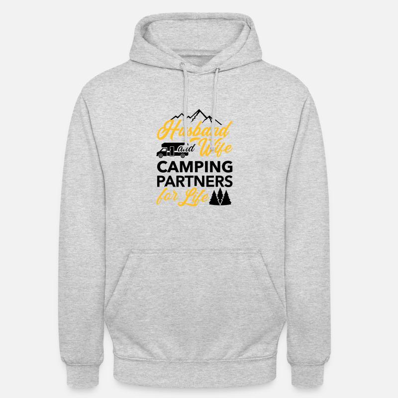 Campeur - Sweat-shirt à capuche unisexe - gris clair chiné