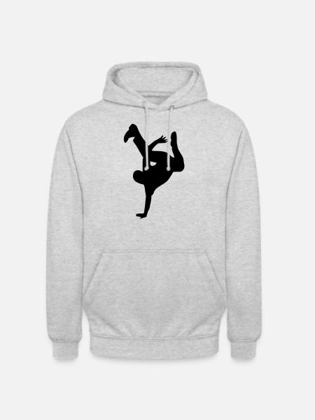 Breakdancer - Unisex Hoodie - light heather grey