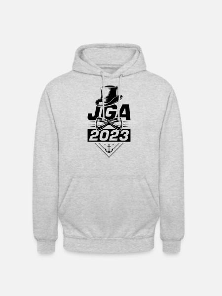 Jga 2023 Junggesellenabschied - Unisex Hoodie - Hellgrau meliert