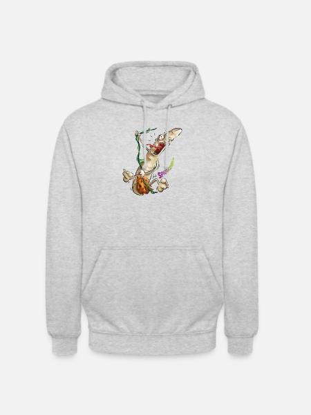 Spargeltarzan - Unisex Hoodie - Hellgrau meliert