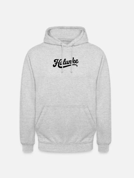Halunke - Unisex Hoodie - Hellgrau meliert