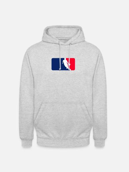 Basketball League - Unisex Hoodie - Hellgrau meliert