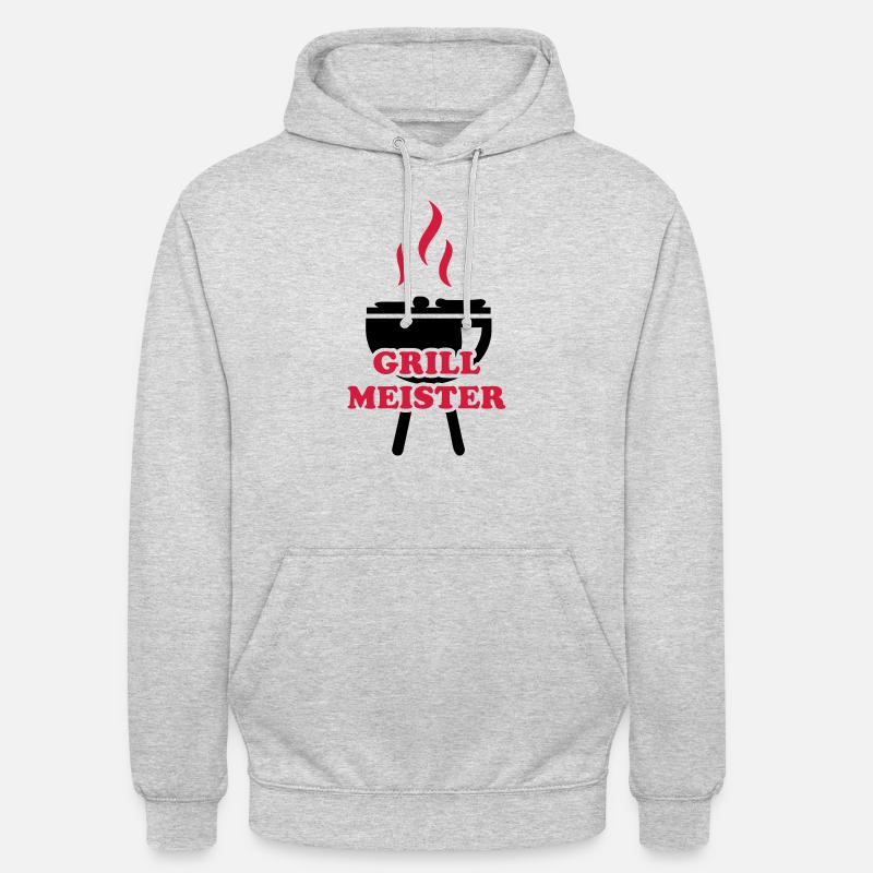 Grill Master - Unisex Hoodie - light heather grey