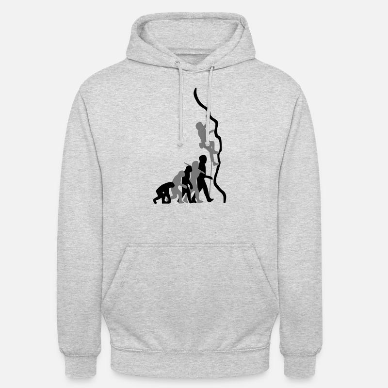Climb Evolution 2c - Unisex Hoodie - light heather grey