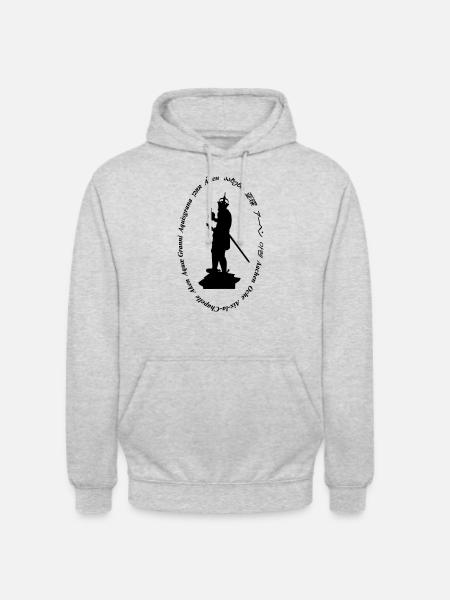 aachen - Sweat-shirt à capuche unisexe - gris clair chiné