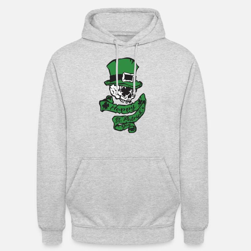 St. Patrick - Unisex Hoodie - Hellgrau meliert