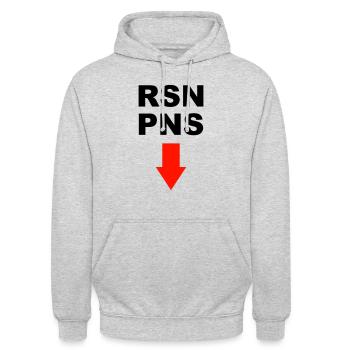 Männer Sauftour Jungesellenabschied - Unisex Hoodie - Hellgrau meliert - Vorne - Alina (178cm) & Michal (187cm)