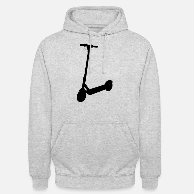 E-Scooter Elektro-Roller - Unisex Hoodie - Hellgrau meliert