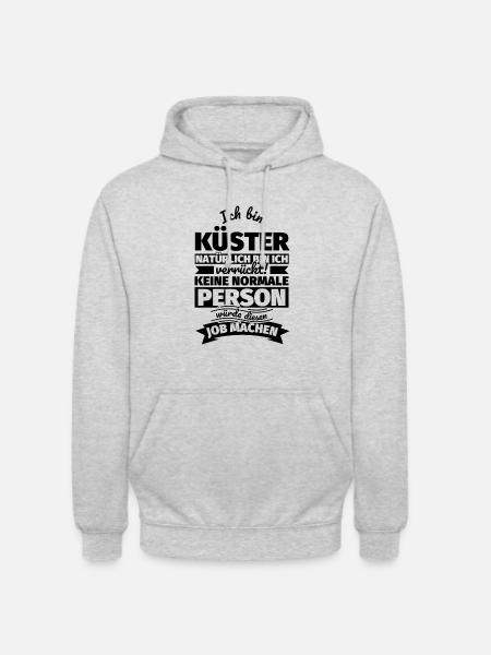 Küster Geschenke - Unisex Hoodie - Hellgrau meliert