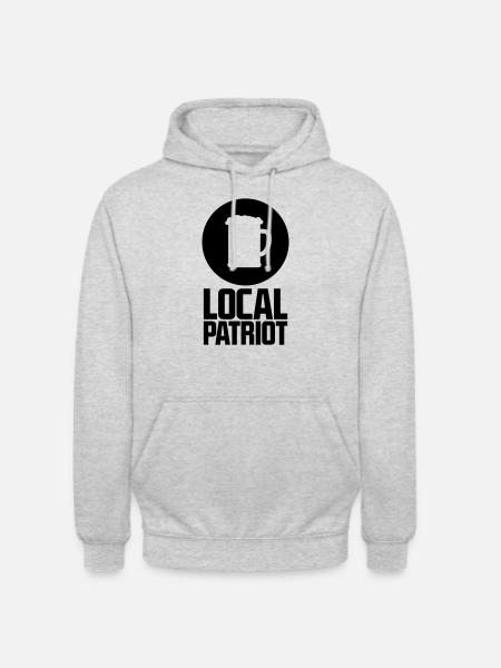 Local Patriot Beer - Unisex Hoodie - Hellgrau meliert