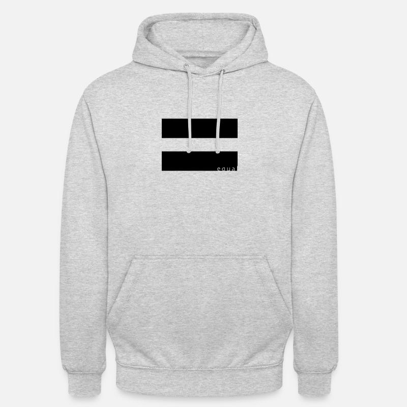 equal | everyone is equal - Unisex Hoodie - Hellgrau meliert