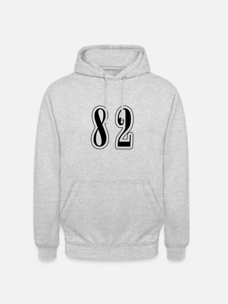 82 Number Symbol - Unisex Hoodie - light heather grey