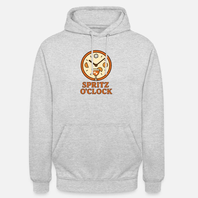 Spritz O’Clock - Unisex Hoodie - Hellgrau meliert