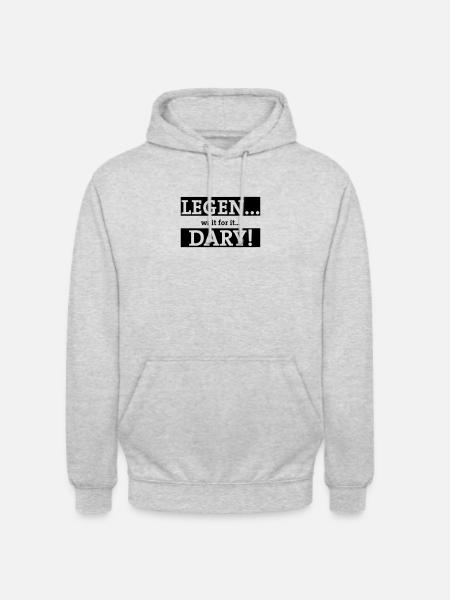legendary - Unisex Hoodie - light heather grey