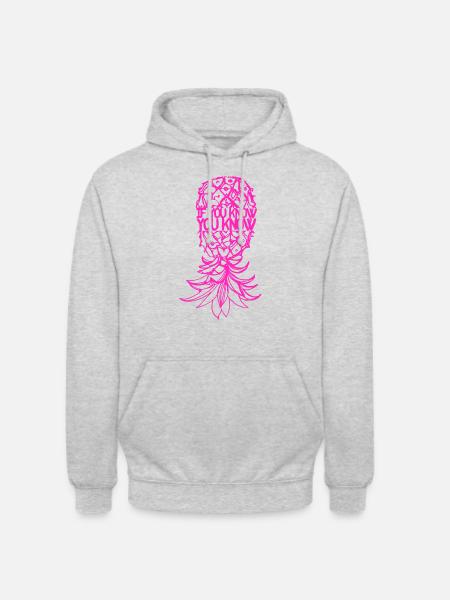 Lifestyle Swinger Gift Ananas Swinging - Luvtröja unisex - ljusgråmelerad