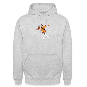 Freestyle, Wiltsch, Ski, Suisse, Effronté, Sport - Sweat-shirt à capuche unisexe - gris clair chiné - Devant - Alina (178cm) & Michal (187cm)