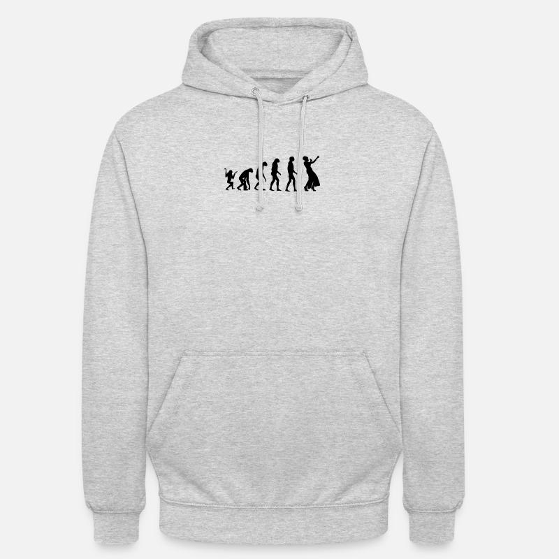 Evolution singer - Unisex Hoodie - light heather grey