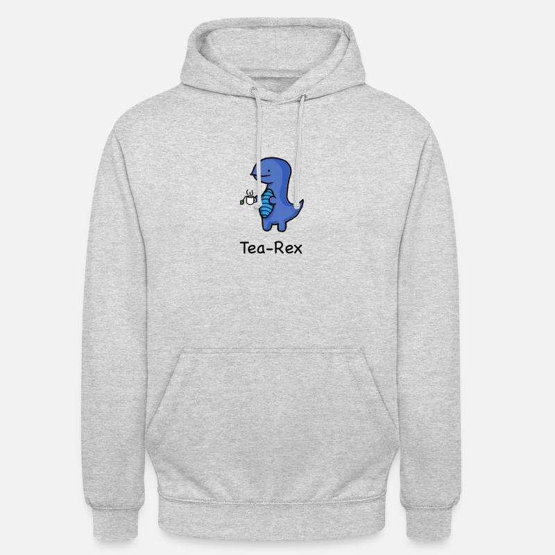 Tea-Rex - Unisex Hoodie - light heather grey