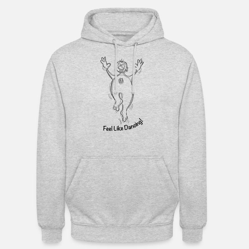 Feel like Dancing! Dancing on bright backgrounds - Unisex Hoodie - light heather grey