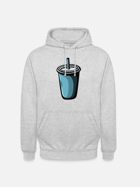 To Go Shake coffee drink - Unisex Hoodie - light heather grey