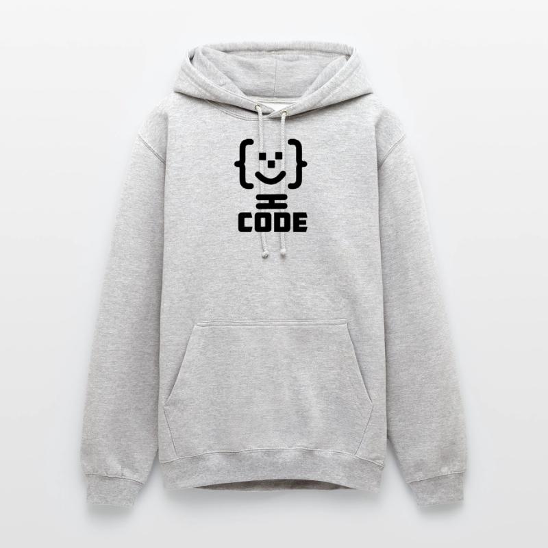 Hauptprogrammierer-Code-Logo mit Text CODE Unisex Hoodie