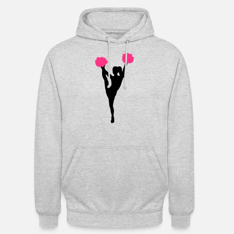 Cheerleader - Sweat-shirt à capuche unisexe - gris clair chiné