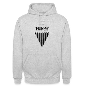 Murph - Held Wod - Unisex Hoodie - Hellgrau meliert - Vorne - Alina (178cm) & Michal (187cm)