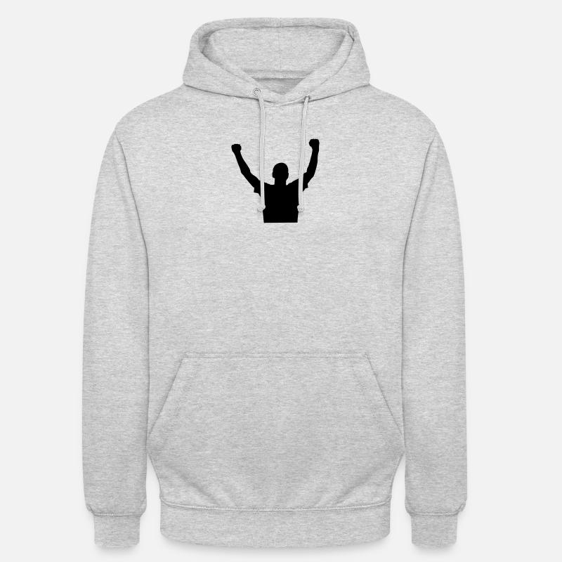 Gewinner - Unisex Hoodie - Hellgrau meliert