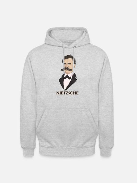 Nietzsche - Unisex Hoodie - light heather grey