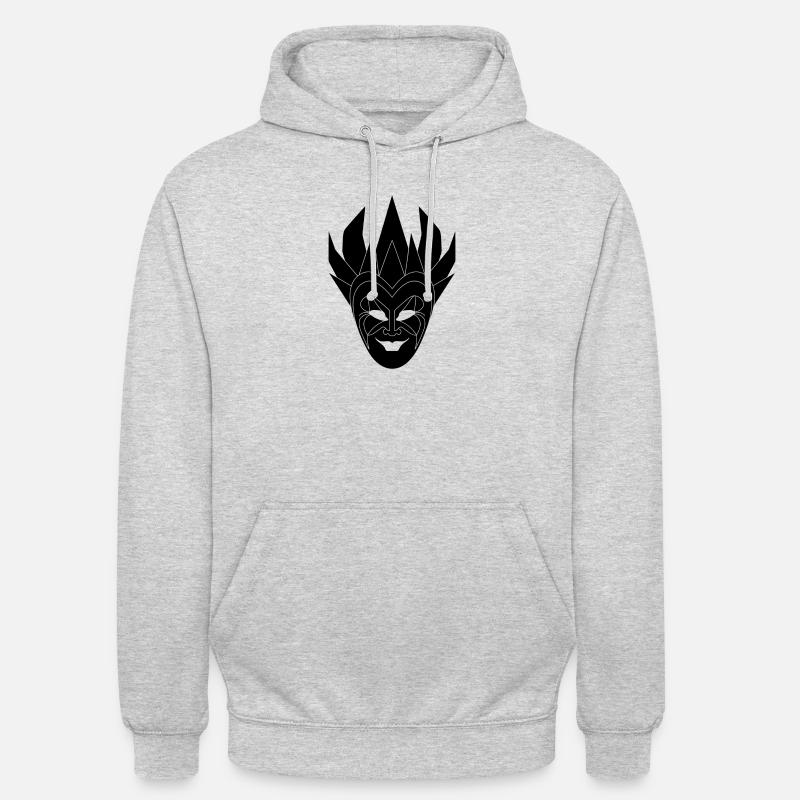 Techno Stuff - Sweat-shirt à capuche unisexe - gris clair chiné