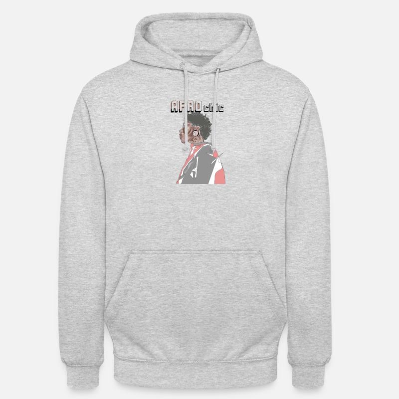 Afro chic - Unisex Hoodie - light heather grey