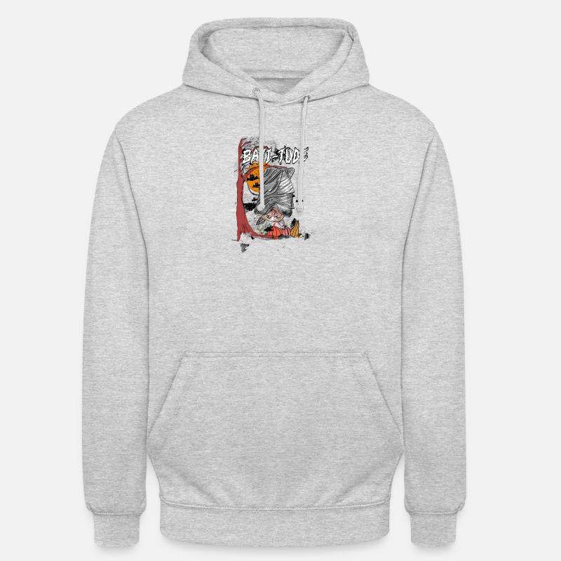 Batt-itude - Unisex Hoodie - Hellgrau meliert