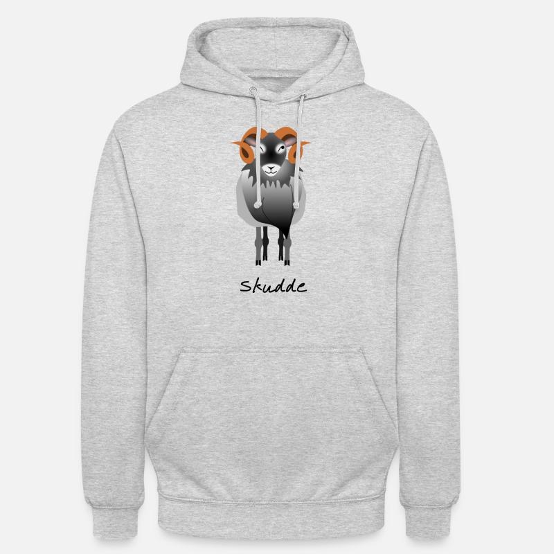 Skudde grau - Unisex Hoodie - Hellgrau meliert