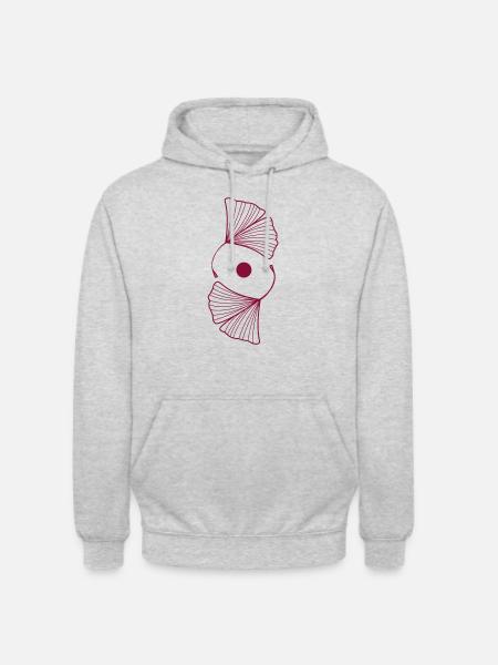 Ginkgo Leaves Ginkgo - Unisex Hoodie - light heather grey