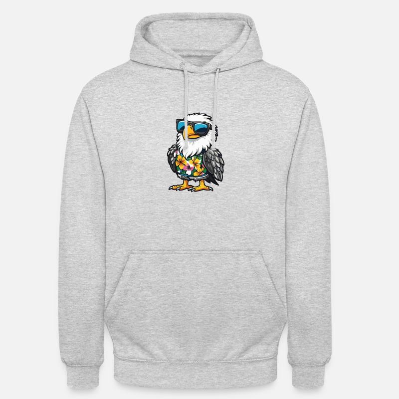 Eagle Comic Cool Summer - Unisex Hoodie - light heather grey