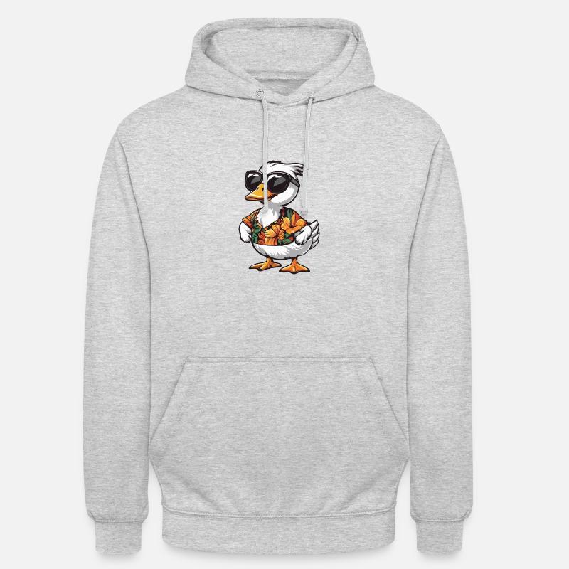 Goose Comic Cool Summer - Unisex Hoodie - light heather grey