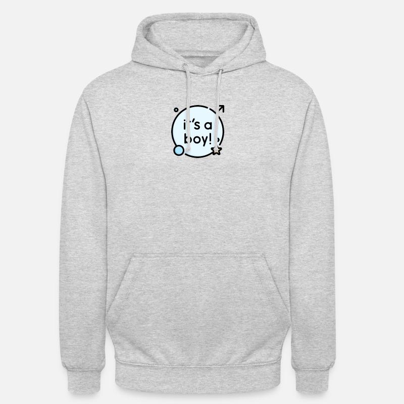 Neonato - Felpa con cappuccio unisex - grigio chiaro melange