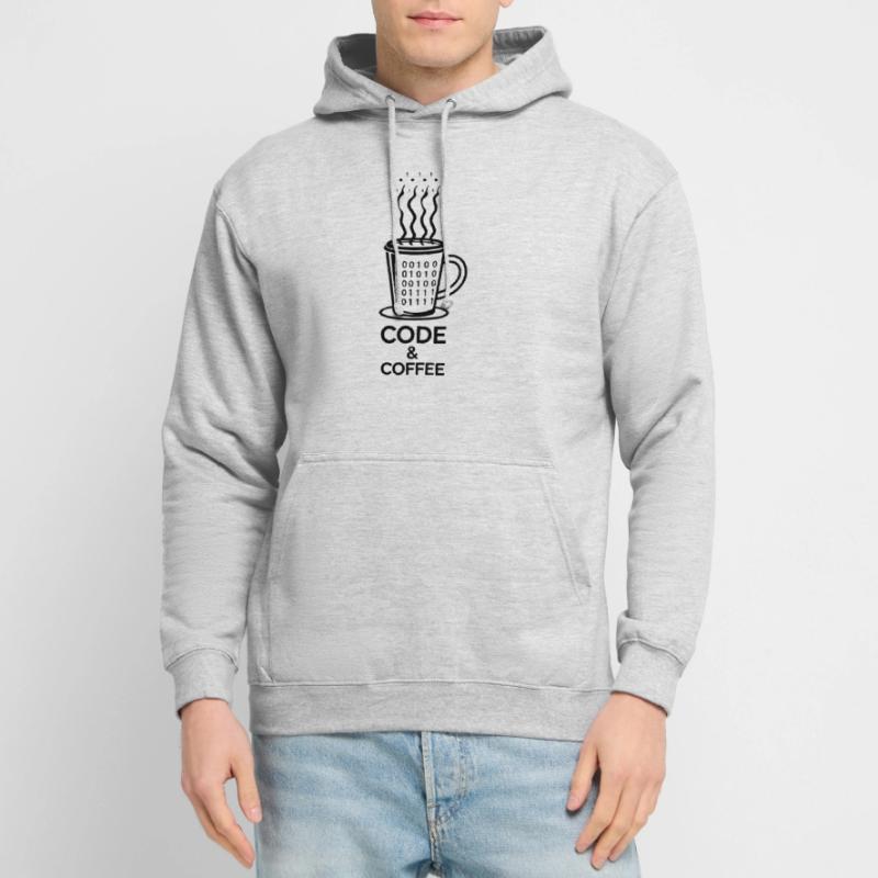 Code & Coffee – Perfektes Duo Unisex Hoodie