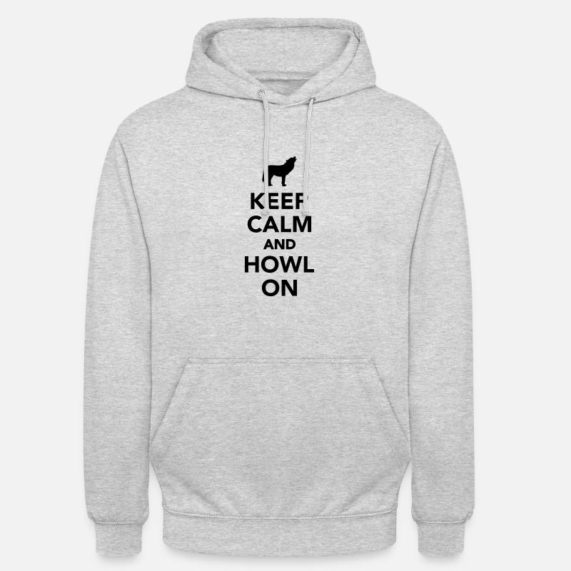 Wolf - Unisex Hoodie - light heather grey