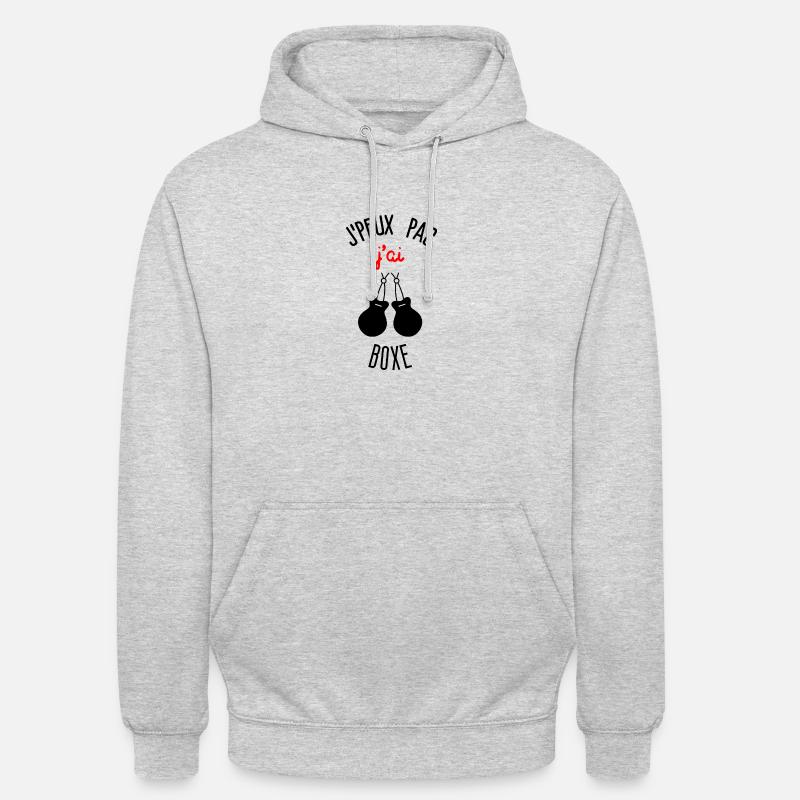 I can't I boxed - Unisex Hoodie - light heather grey