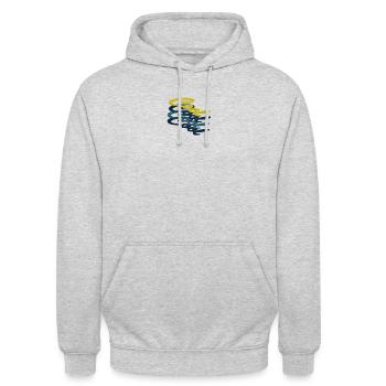 Brooklyn 99 Cool - Unisex Hoodie - Hellgrau meliert - Vorne - Alina (178cm) & Michal (187cm)