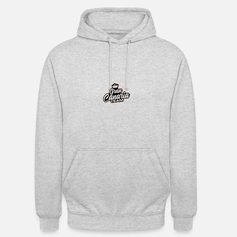 L’équipe de Gran Canaria - Sweat-shirt à capuche unisexe - gris clair chiné