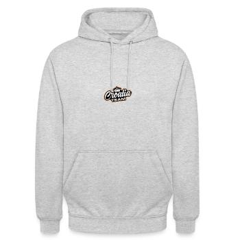 Croatia Team - Unisex Hoodie - light heather grey - Front - Alina (178cm) & Michal (187cm)