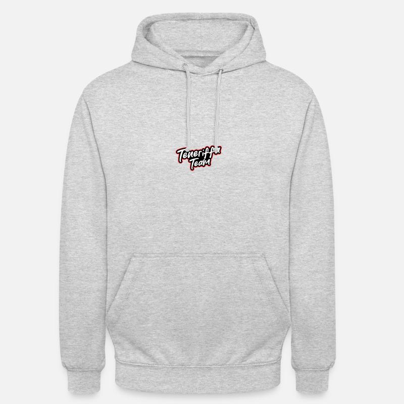 L’équipe de Tenerife - Sweat-shirt à capuche unisexe - gris clair chiné