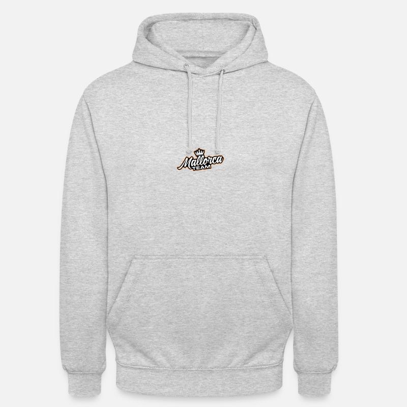 Équipe de Majorque - Sweat-shirt à capuche unisexe - gris clair chiné