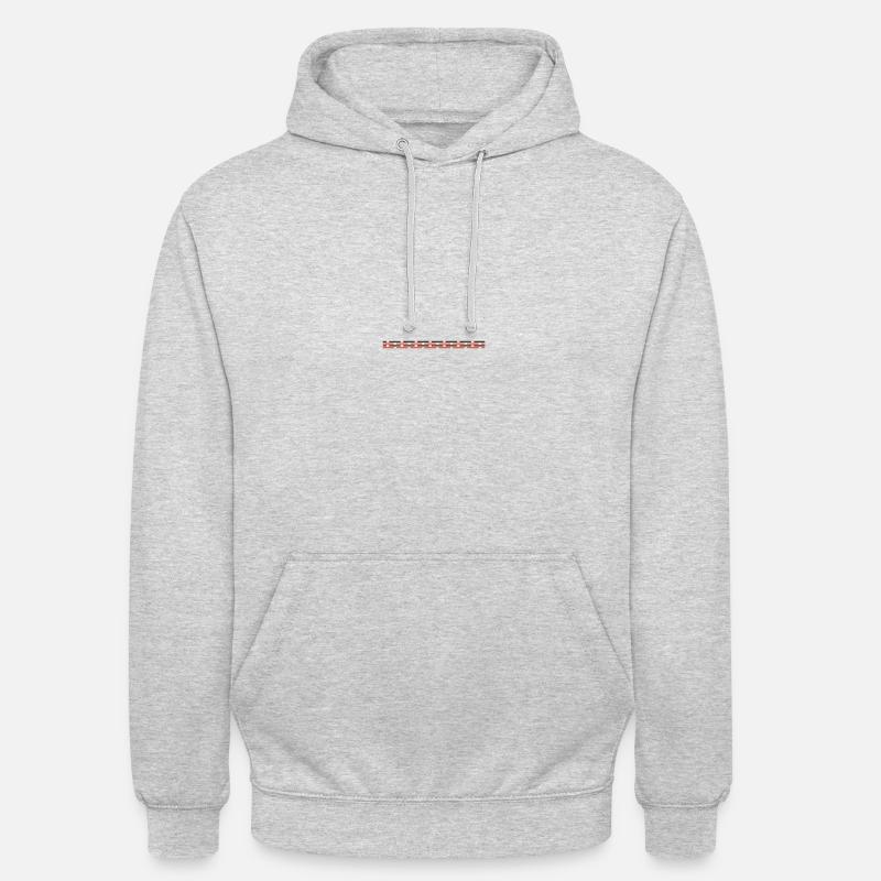 Line dashed - Unisex Hoodie - light heather grey