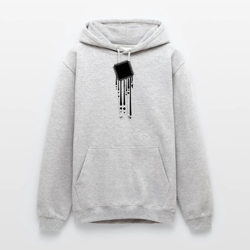 processor melt drops graffiti cpu computer Unisex Hoodie